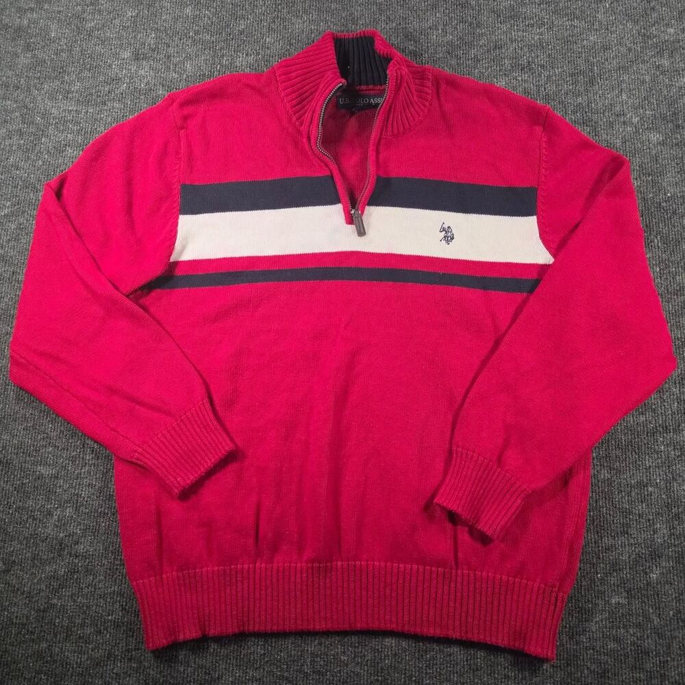 Us-polo-assn Men's Red Jumper